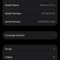 آیفون 15pro zaa 256 مشکی ریجستر شده|موبایل|شیراز, رازی|دیوار