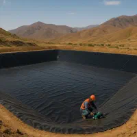 اجرای پوشش پلیمری برای حوضچه و مخزن آب در اشنویه