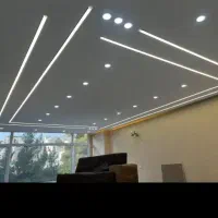 کناف سقف کاغذب جدیدترین لاین نوری رنگ برق|خدمات پیشه و مهارت|فردیس, طالقانی|دیوار