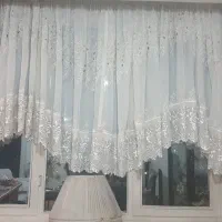 پرده رنگ شیری