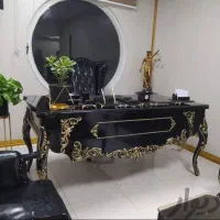 میز چوب مدیریتی مبلمان کلاسیک اداری