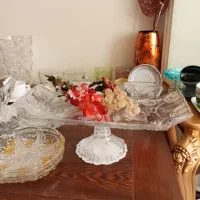 میوه خوری و شیرینی خوری مجلسی و خوشه های انگور|ظروف سرو و پذیرایی|تهران, سهروردی|دیوار