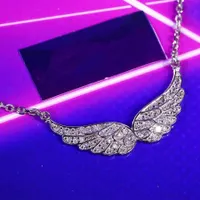 گردنی بال فرشته نقره اصلی