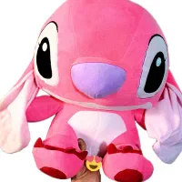 استیج آبی و عروسک استیچ صورتی آنجل بزرگ ولنتاین