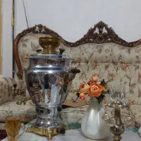 سماور عالی نسب. مدل نگین نفیس طلایی|سماور، چایساز، قهوهساز|تهران, بهجتآباد|دیوار