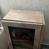 باکس چوبی(ویترین ام دی اف)|کتابخانه، شلف، قفسه‌های دیواری|تهران, گلستان (شهرک راه آهن)|دیوار