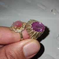 انگشتر عقیق و اوپال