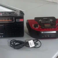 دستگاه رادیو ظبط فلش فدرال برق شهری وباطری نو