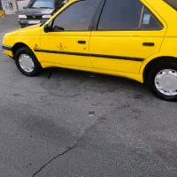تاکسی گردشی تهران پژو ۹۰ بی رنگ