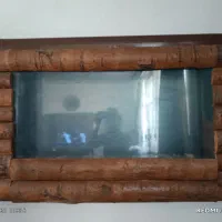 آکواریوم دیواری بانمای چوب