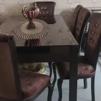 میزناهارخوری تمام چوب و۸صندلی|میز و صندلی غذاخوری|تهران, تهرانپارس غربی|دیوار