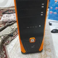 کیس کامل کامپیوتر و پرینتر رنگی