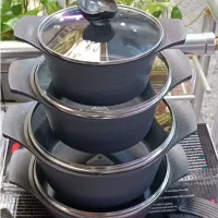 سرویس قابلمه ۸ پارچه چدن|ظروف پختوپز|قم, علی آباد سعدگان|دیوار