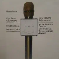 میکروفون دستی  پلیردار و کارائوکه دار و اکودار