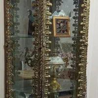 میز تلویزیون ساعت و دکوری طرح برنز