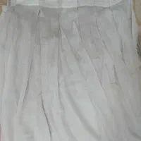 پرده حریر دو رنگ قهوه‌ای|پرده، رانر، رومیزی|تهران, یافت آباد شمالی|دیوار