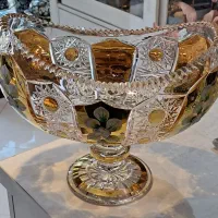 کریستال چک تراش خورده طلاکوب