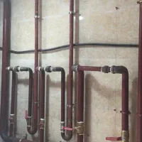 لوله کشی گاز. و تاسیسات اب