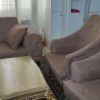 مبل راحتی  پارچه طرح چرم|مبلمان خانگی و میز عسلی|تهران, مسعودیه|دیوار