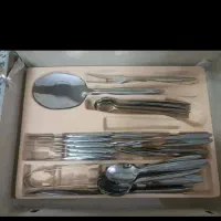 سرویس قاشق چنگال|ظروف سرو و پذیرایی|زرندیه, |دیوار