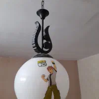 لوستر اتاق پسر بچه|لوستر و چراغ آویز|شاهینشهر, حافظ شمالی|دیوار