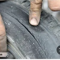 لاستیک خراب و فرسوده