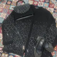 کت وشلوار نگیندارزنبوری کیف و کفش سایز۴۰