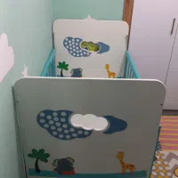 تخت کودک همراه تشک طبی