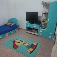 سرویس خواب کودک و نوجوان|تخت و سرویس خواب|باسمنج, |دیوار