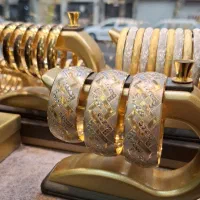 النگو پهن بدون اجرت و مالیات فقط با ۸ درصد|جواهرات|رشت, فلسطین|دیوار