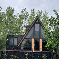 اجاره کلبه سوئیسی نوساخت جنگلی منطقه لفور