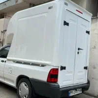 راننده با خودرو پراید وانت مسقف