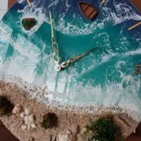 قبول سفارشات انواع ساعت رزین با تخفیفات روز مادر|ساعت دیواری و تزئینی|کرمان, |دیوار