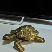 مجسمه لاکپشت جا دار برنز