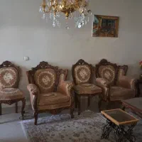 مبل سلطنتی، اصل چوب گردو|مبلمان خانگی و میز عسلی|تهران, شهرک آپادانا|دیوار