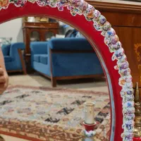 آینه و جفت شمعدان آنتیک ایتالیایی|کلکسیون اشیاء عتیقه|تهران, مرزداران|دیوار