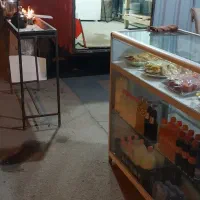 کانکس کباب و نان داغ تمام وسایل آماده بکار