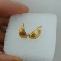 گوشواره صدفی طلا