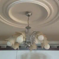 دو عدد لوستر سه شعله نهصد ، شش شعله یک و دویست|لوستر و چراغ آویز|ساوه, |دیوار