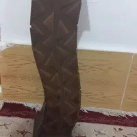 گلدان چوبی قهوای سالم وزیبا