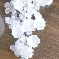 لباس عروس نامزدی مجلسی با گلبرگ  گل پارچه ای