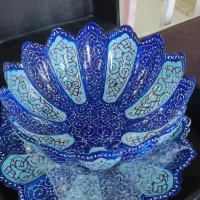 ظروف مسی مینا کاری درجه یک صنایع دستی