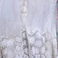 پرده خوشکل و تمیز با آسترو یالان و کتیبه مخمل بنفش