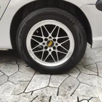 رینگ (bbs hp) با چهار حلقه لاستیک ۱۹۵ ۱۴|قطعات یدکی و لوازم جانبی|رشت, گلباغ نماز|دیوار