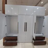 کمددیواری دستگیره چوبی/کمد دیواری عرض ۲۶۰|جاکفشی، کمد، دراور|پرند, فاز ۱|دیوار