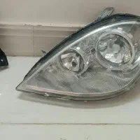 چراغ جلو تیبا و مه شکن سمت راننده اصلی