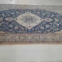 فرش نایین گل ابریشم
