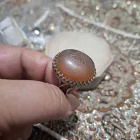 انگشتر عقیق مردانه منقش به حرز کامل امام جواد ع|کلکسیون اشیاء عتیقه|تهران, دردشت|دیوار