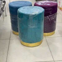 پاف استوانه‌ای زیر طلایی