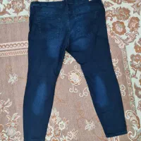 شلوار لی کشی کاغذی سایز بزرگ